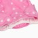 Reusable diaper "our flower", 3-15 kg, pink color, crush me