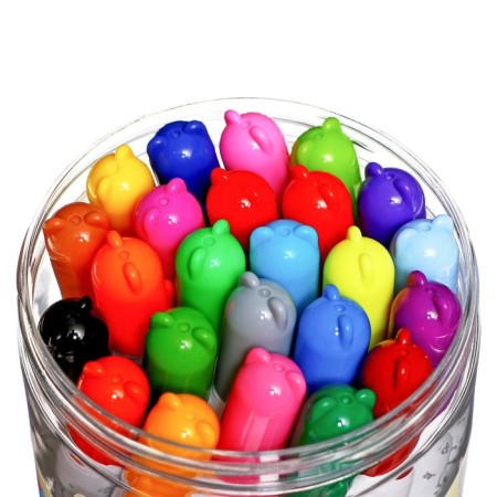 Fleeters 24 colors in a plastic tube with a handle "Mishka"-3