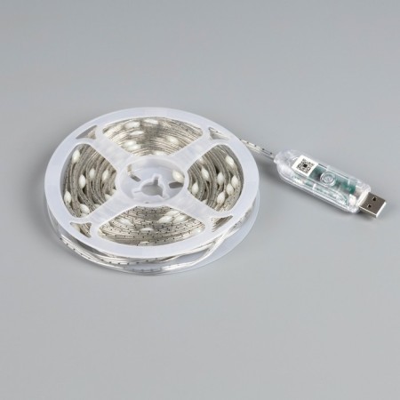 Smart garland “thread” 10 m Rosa, IP20, silver thread, 100 LED, control from the application, glow RGB, USB-6