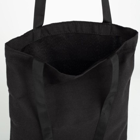Shopper bag, department without lightning, without lining, black color-2