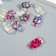 Decor for creativity plastic "Star candy with loop" mix 0.4x1.3x2.8 cm