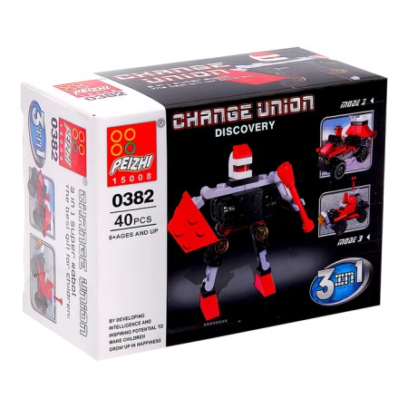 Designer "Space Researcher", 3 in 1, 33-40 parts, mix-1