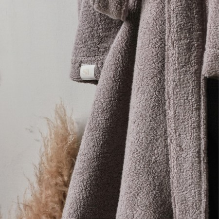 Tainted female bathrobe SL Home: Basic "Soft Mist", size XL, 100% cotton, 420 g/m2-3