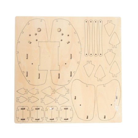 Electronic designer "Mechanical Stegosavr", 88 elements, stickers-4