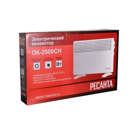Resanta heater OK-2500SN, convector, 2500 W, 25 m², white-8
