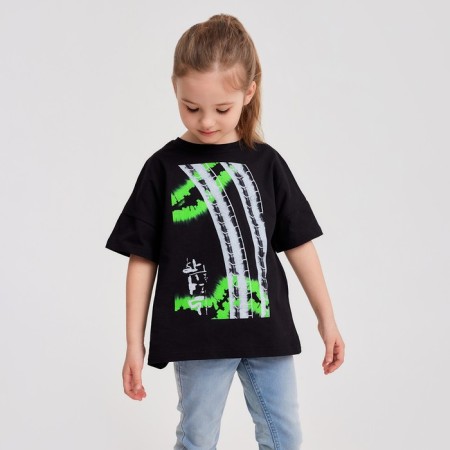 T -shirt Children's Minaku Bright, Black Color, Height 146-9