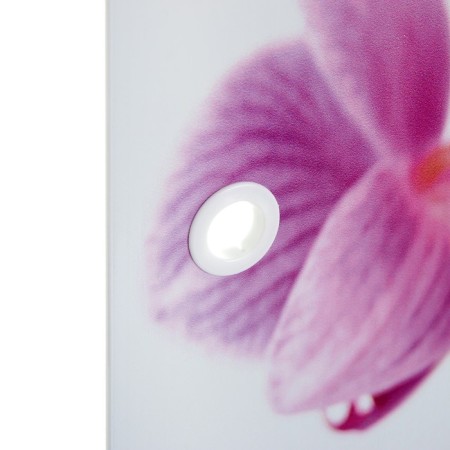 Bath screen "Ultra Light art" Wild orchid, 148 cm-1