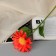 Artificial flowers "Gerbera silk Galant" 45x9 cm, red