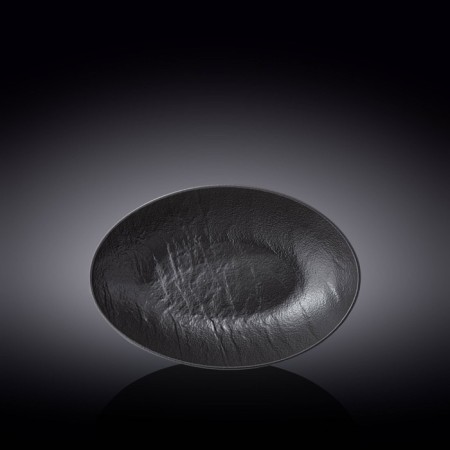 Ovalnaya salad Wilmax England Slate Stone, size 25x16.5x6 cm