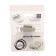 Adapter Gembird, DVI-A 29 (M) -VGA (F), white