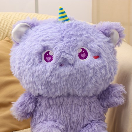 Soft toy "Monster", 40 cm, purple color-2