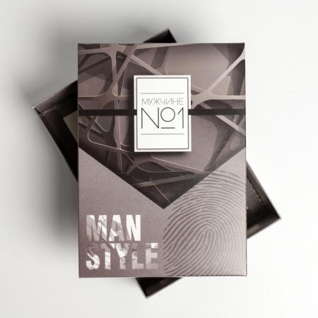 Gift folding box, packaging, "No. 1", 21 x 15 x 7 cm-4