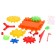 The designer "Funny gears", light and sound effects, works from batteries, 81 details