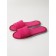 Women's slippers open nose, size 36-38, raspberry color