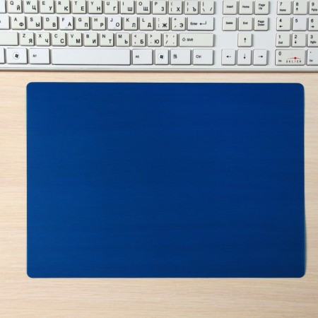 Laying on the table plastic A4, 339 x 244 mm, 500 microns, transparent, dark blue (suitable for the office)-1