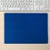 Laying on the table plastic A4, 339 x 244 mm, 500 microns, transparent, dark blue (suitable for the office)