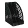 Vertical paper tray, 3 sections, black