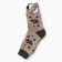 Women's woolen socks "hearts" Color gray, size 25