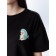 T-shirt unisex, size 44-46, black color