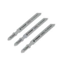 Пилки для лобзика ТУНДРА, BIMETAL, по металлу, 3 шт. 50/75 х 1.2 мм, T118AF