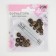 Installation buttons, alpha (S-shaped), d = 13 mm, 6 pcs, with the installer, antique color