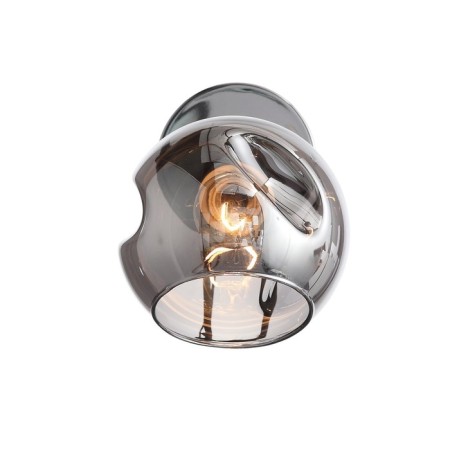 Wall lamp EVOLUCE. Sle155101-01. Gentore. 1x60 watts, E14, 13x14.5 cm, chromium color-8