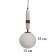 Lamp "Andes" E27 40W white 18x18x37-187 cm