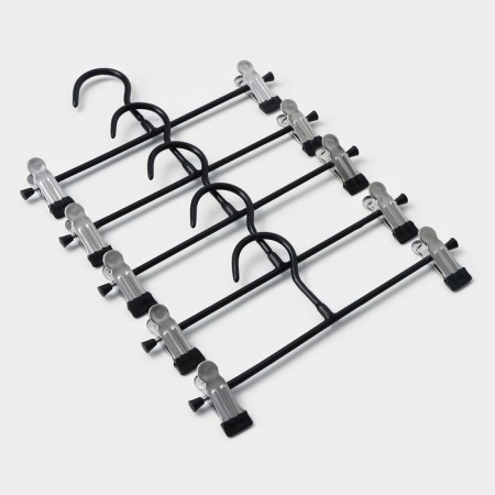 Pannings for trousers and skirts, with clamps, 5 pcs, 26 × 13 cm, black color-1