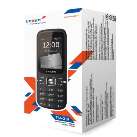 Texet TM-219 Black smartphone-3