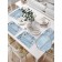 A set of napkins for setting the table “Verkhny branch on wooden boards”, rectangular, size 32x46 cm, 4 pcs