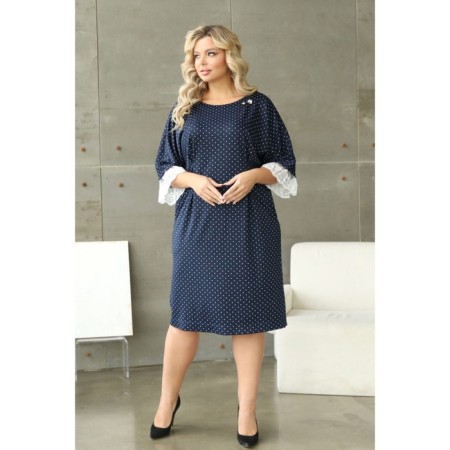 Women's dress, size 52, blue color-10