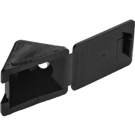 Furniture corner of the bison, mounting, with a screw, 23x23 mm, black, 4 pcs