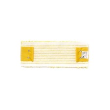 WET mops nozzle, flat microfiber, yellow/white, 40 cm