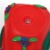 Brying toy for dogs "New Year's bone with a bow", vinyl, 18 x 5.6 x 4 cm, red