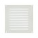 Ventilation grate "Space" luxury RM1515, 150 x 150 mm, with a grid, metal, white