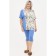 Female suit, size 56, blue color