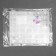 Organizer for threads, 36 rumps, 14.5 × 12 × 2.5 cm, the color is transparent