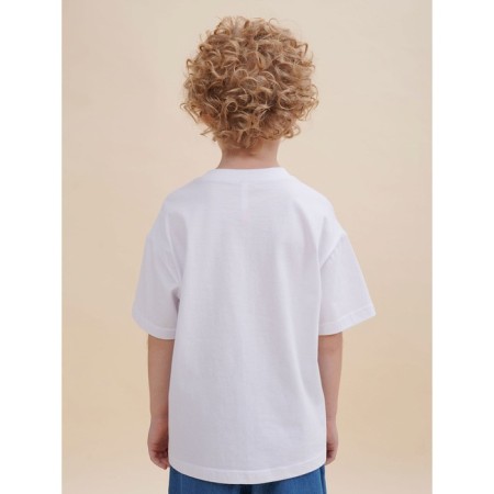 Children's T -shirt, height 98 cm, white color-1