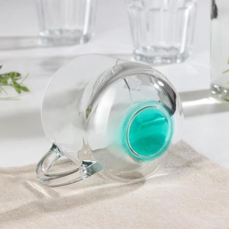 Glass mug "Gramine", 300 ml, color mix-2