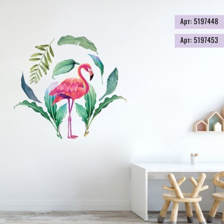 Vinyl sticker "Tropics", interior, 50 x 70 cm-3