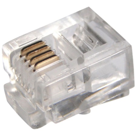 Telephone connector UTP, RJ-14 (6P4C), CAT 3 PROCONNECT