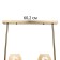Causte "Dallas" 12he27 40W Brass 124x49x76 cm