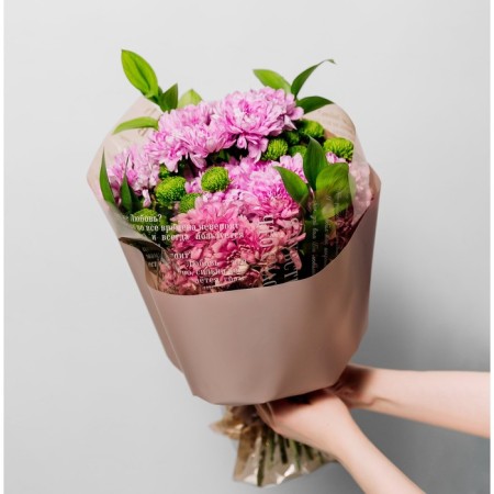 Flower film Packing Glossy Transparent Gazeta, Coffee, 0.6 x 10 m-4