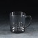 Graphite mug, glass, 300 ml