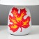 Highway lamp 16536/1RD E14 40W white-red 17.5x17.5x26.5 cm Risalux