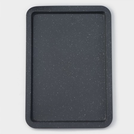 The baking sheet of the Dolyan “Elin Marble. Rectangle ", 48 × 34 × 1.8 cm, anti -stick coating, gray color