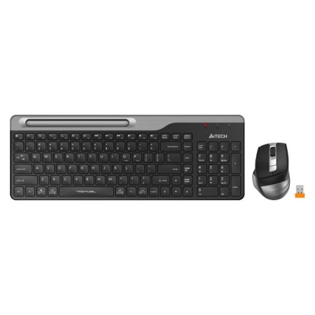 Keyboard + Mouse A4Tech FSTYLER FB2535C CLAV: Black/Gray Mouse: Black/Gray USB Wires 103388-7