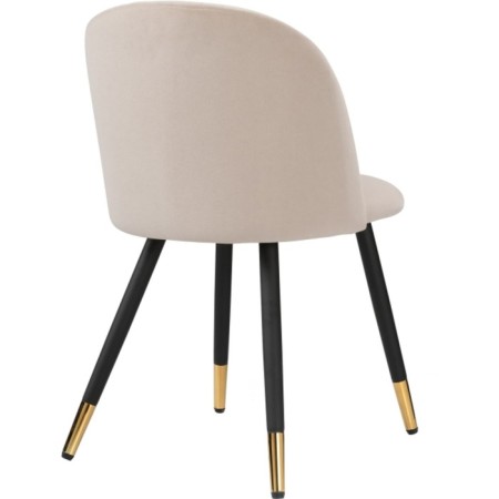 GABI Metal Metal Metal Carcass/velor, black/beige 49x53x79 cm-1