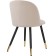 GABI Metal Metal Metal Carcass/velor, black/beige 49x53x79 cm