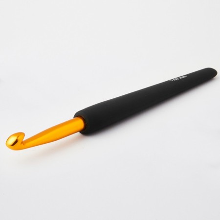 Aluminum hook for knitting KnitPro with an ergonomic handle, 10.00 mm, 30885